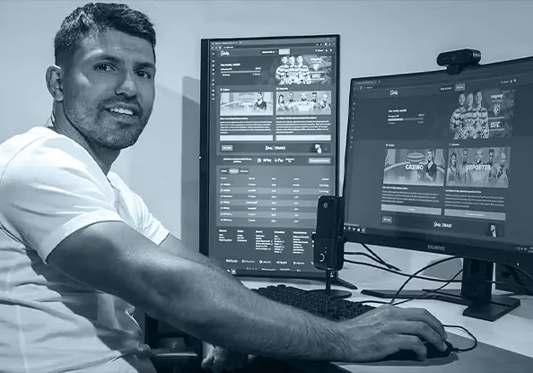 El Kun Agüero jugando en Casino Kun Agüero desde la computadora